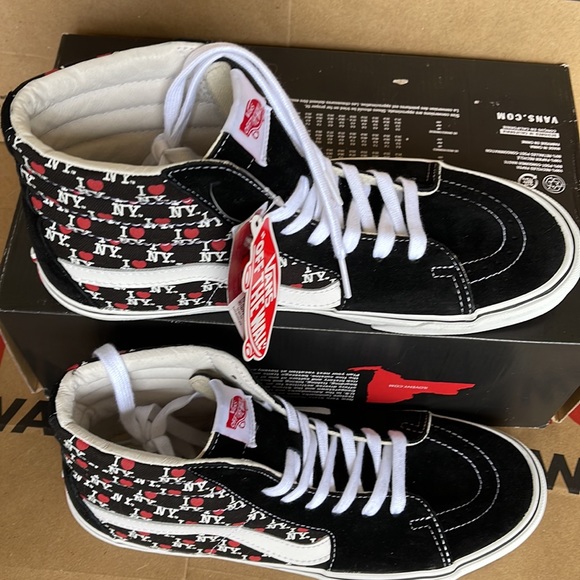 Vans Sk8-Hi The General I Love NY Black sneakers Men’s - Picture 3 of 16